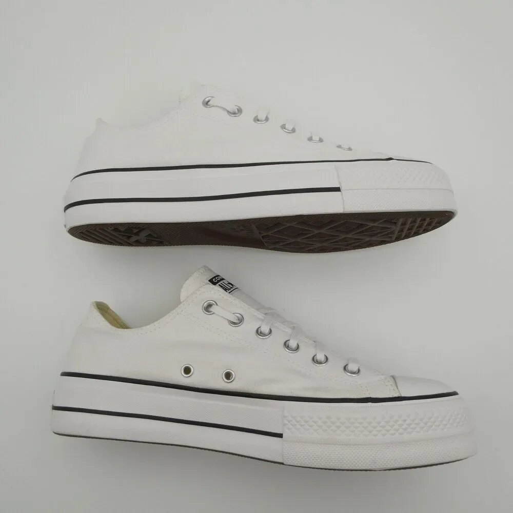 Converse Chuck Taylor All Star Lift Women's 10.5 Platform Canvas White
